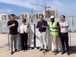 力鼎環(huán)保在迪拜！力鼎清道夫立足中國(guó)，走向世界