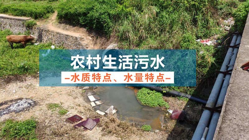 農(nóng)村生活污水水質水量特點